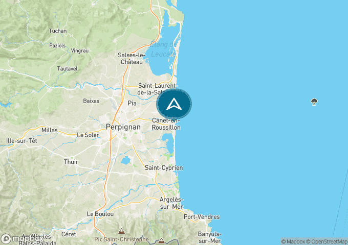 Localisez le camping sur la carte